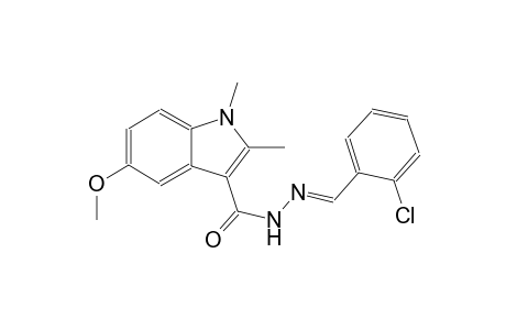 N'-[(E)-(2-chlorophenyl)methylidene]-5-methoxy-1,2-dimethyl-1H-indole-3-carbohydrazide