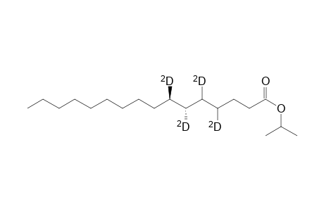 Isopropyl (6R,7R)-[4,5,6,7-2H4]-Hexadecanoate