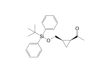 (1S*,2R*)-1-{2'-[(t-Butyldiphenylsilyloxy)methyl]cyclopropyl}ethanone
