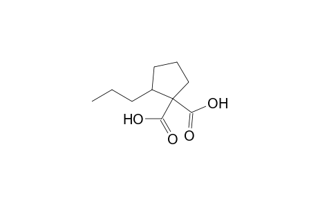 1,1-Cyclopentanedicarboxylic acid, 2-propyl-