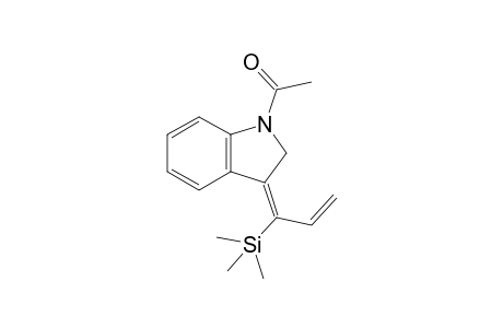 N-Acetyl-3-[1-(trimethylsilyl)prop-2-enylidene]-2,3-dihydro-1H-indole