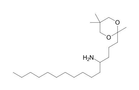 6-Amino-2-heptadecanone 2,2-dimethylpropylene ketal
