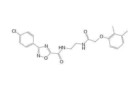 1,2,4-oxadiazole-5-carboxamide, 3-(4-chlorophenyl)-N-[2-[[2-(2,3-dimethylphenoxy)acetyl]amino]ethyl]-