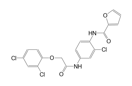 N-(2-chloro-4-{[(2,4-dichlorophenoxy)acetyl]amino}phenyl)-2-furamide