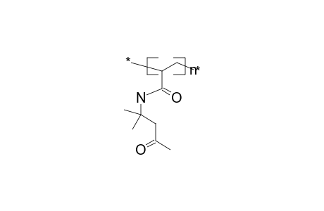 Poly(n-1,1-dimethyl-3-oxobutylacrylamide)