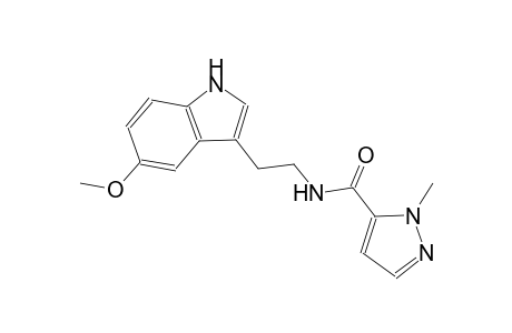 N-[2-(5-methoxy-1H-indol-3-yl)ethyl]-1-methyl-1H-pyrazole-5-carboxamide
