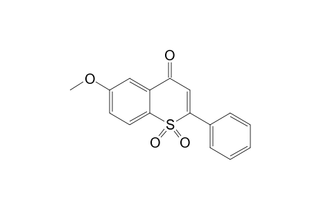 1,1-diketo-6-methoxy-2-phenyl-thiochromen-4-one