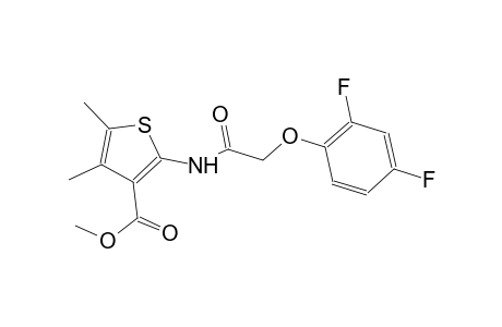 methyl 2-{[(2,4-difluorophenoxy)acetyl]amino}-4,5-dimethyl-3-thiophenecarboxylate
