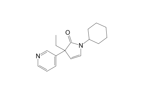 N-Cyclohexyl-3-ethyl-3-(3-pyridyl)-1,3-dihydropyrrol-2-one