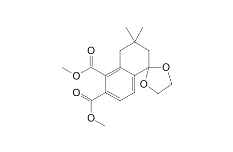 Dimethyl 3',3'-dimethyl-3',4'-dihydro-2'H-spiro[[1,3]dioxolane-2,1'-naphthalene]-5',6'-dicarboxylate