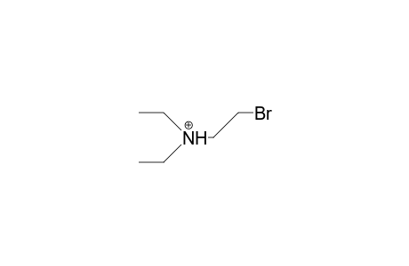 2-Bromoethyl-diethyl-ammonium cation