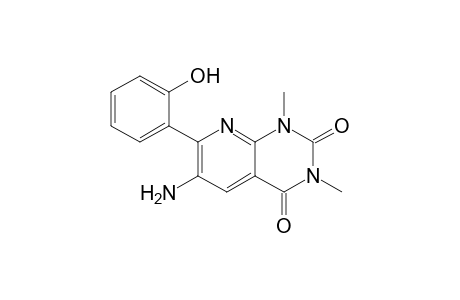 6-Amino-7-(2-hydroxyphenyl)-1,3-dimethylpyrido[2,3-d]pyrimidine-2,4(1H,3H)-dione