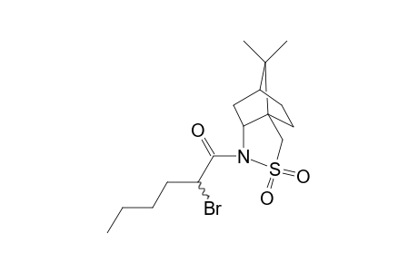 2-Bromo-1-(10,10-dimethyl-3,3-dioxo-3lambda*6*-thia-4-aza-tricyclo[5.2.1.0*1,5*]dec-4-yl)-hexan-1-one