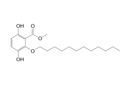 2-Carbomethoxy-3-dodecanyloxybenzohydroquinone