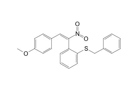 (E)-1-[2-(Benzylsulfanyl)phenyl]-2-(p-methoxyphenyl)-1-nitroethene