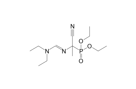 N'-(1-cyano-1-diethoxyphosphoryl-ethyl)-N,N-diethyl-formamidine