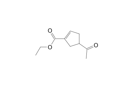 4-Acetyl-1-cyclopentenecarboxylic acid ethyl ester