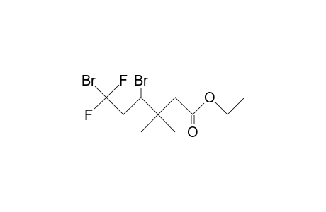 4,6-Dibromo-6,6-difluoro-3,3-dimethyl-hexanoic acid, ethyl ester