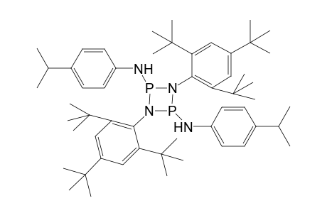1,3-bis[(p-Isopropylphenyl)amino]-2,4-bis[(2',4',6'-tris-t-butylphenyl)-1,3-diphospha-2,4-diazacyclobutane