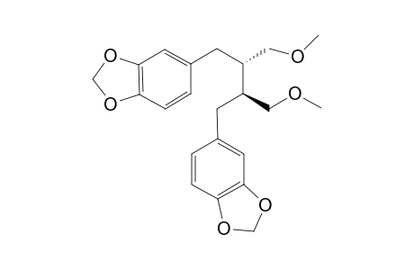 1,4-bis[(3',4'-Methylenedioxy)phenyl]-2,3-bis(dimethoxymethyl)butane