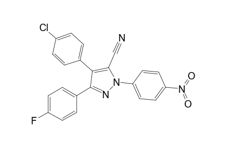3-(4'-Fluorophenyl)-1-(p-nitrophenyl)-4-(p'-chlorophenyl)-1H-pyrazole-5-carbonitrile