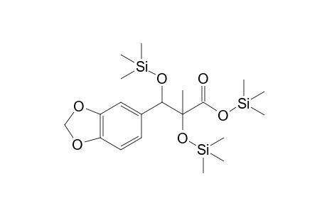 3-(1,3-Benzodioxol-5-yl)-2,3-dihydroxy-2-methylpropanoic acid 3TMS