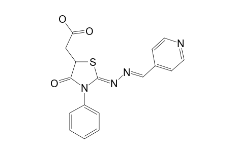 [2-(4-PYRIDYL-METHYLEN-HYDRAZONE)-3-PHENYL-4-OXO-1,3-THIAZOLIDIN-5-YL]-ACETIC-ACID