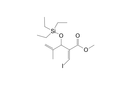 (E)-methyl 2-(iodomethylene)-4-methyl-3-((triethylsilyl)oxy)pent-4-enoate