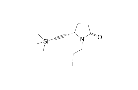 (5S)-1-(2-iodanylethyl)-5-(2-trimethylsilylethynyl)pyrrolidin-2-one