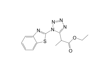 Ethyl 2-[1-(benzothiazol-2-yl)-1,2,3,4-tetrazol-5-yl]propanoate
