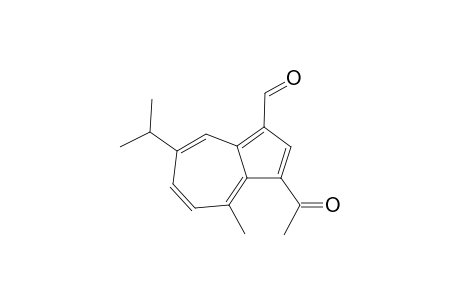 3-Acetyl-7-isopropyl-4-methylazulene-1-carboxaldehyde