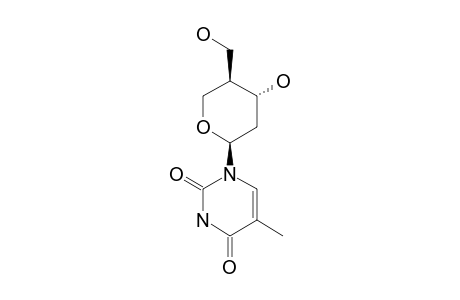 1-[2,4-DIDEOXY-4-C-HYDROXYMETHYL-ALPHA-L-LYXOPYRANOSYL]-THYMINE
