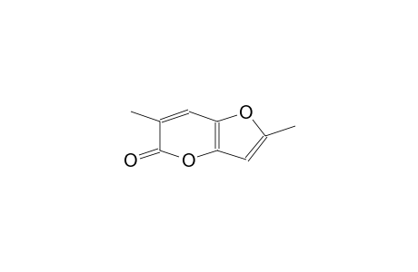 5H-Furo[3,2-b]pyran-5-one, 2,6-dimethyl-