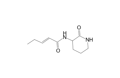 2-Pentenamide, N-(2-oxo-3-piperidinyl)-