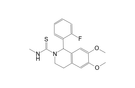 2(1H)-isoquinolinecarbothioamide, 1-(2-fluorophenyl)-3,4-dihydro-6,7-dimethoxy-N-methyl-