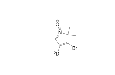 (4-d)-3-bromo-5-t-butyl-2,2-dimethyl-2H-pyrrole 1-oxide
