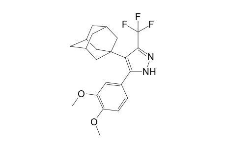 4-(1-Adamantyl)-5-(3,4-dimethoxyphenyl)-3-trifluoromethyl-1H-pyrazole