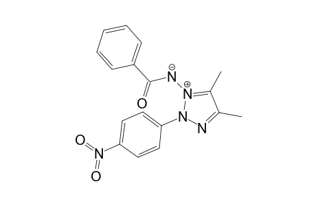 (Z)-N-[4,5-dimethyl-2-(4-nitrophenyl)-1,2,3-triazol-1-ium-1-yl]benzenecarboximidate