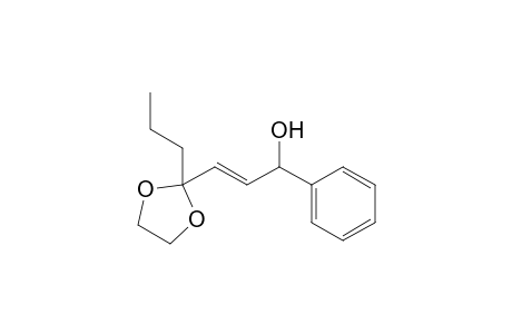 (E)-2-(3-Hydroxy-3-phenyl-1-propenyl)-2-propyl-1,3-dioxolane