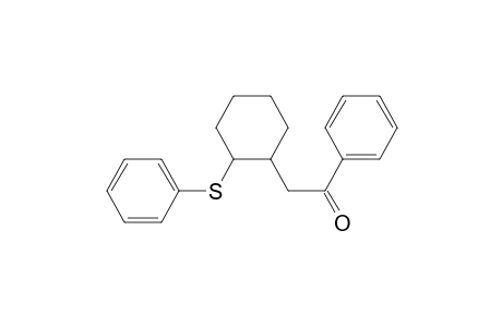 1-Phenyl-2-[2-(phenylthio)cyclohexyl]ethanone