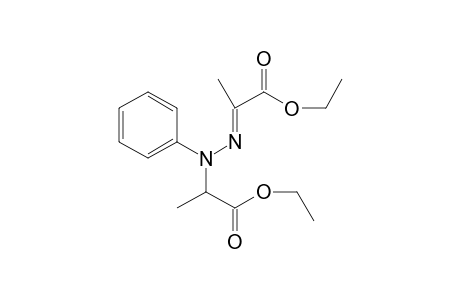Ethyl 2-[2-[2-(ethyloxy)-1-methyl-2-oxoethylidene]-1-phenylhydrazino]propanoate