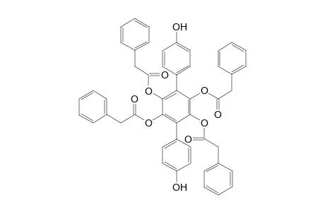 4,4''-dihydroxy-[1,1':4',1'']terphenyl-2',3',5',6'-tetrayl Tetrakis(phenylacetate)