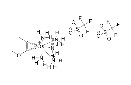 [OS(NH3)5(TRANS-(2-ETA)-1-METHOXYPROPENE)](OTF)2