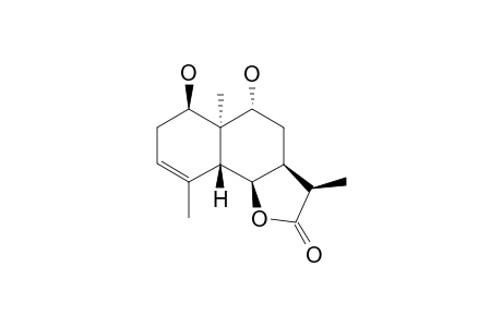 1-BETA,9-ALPHA-DIHYDROXY-EUDESM-3-EN-5-BETA,6-ALPHA,7-ALPHA,11-ALPHA-H-12,6-OLIDE