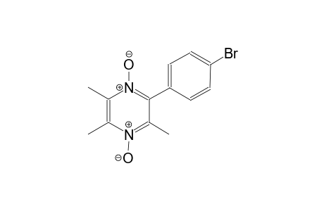 pyrazine, 2-(4-bromophenyl)-3,5,6-trimethyl-, 1,4-dioxide