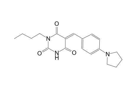 (5E)-1-butyl-5-[4-(1-pyrrolidinyl)benzylidene]-2,4,6(1H,3H,5H)-pyrimidinetrione