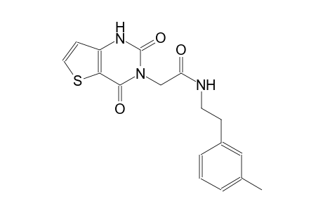 thieno[3,2-d]pyrimidine-3-acetamide, 1,2,3,4-tetrahydro-N-[2-(3-methylphenyl)ethyl]-2,4-dioxo-