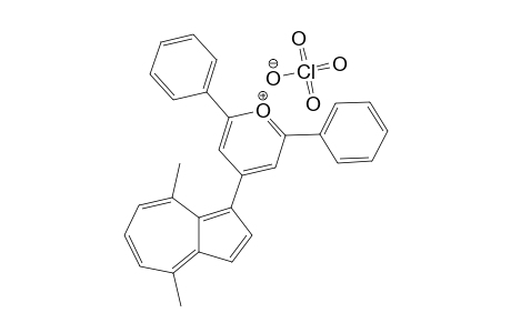 4-(4,8-DIMETHYL-AZULEN-1-YL)-2,6-DIPHENYL-PYRANYLIUM-PERCHLORATE;(RN=4',8'ME2;R=X=H)