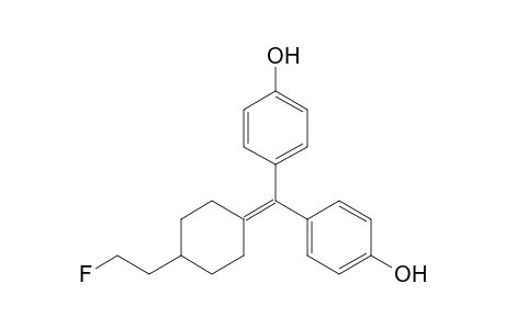 4-[2'-Fluoroethyl]-[bis(p-hydroxyphenyl)methylene]cyclohexane