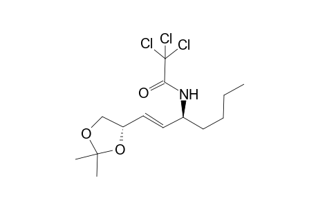 N-[(E)-(3S,4'S)-1-(2,2-Dimethyl-1,3-dioxolane-4-yl)hept-1-en-3-yl ]-2,2,2-trichloroacetimidate